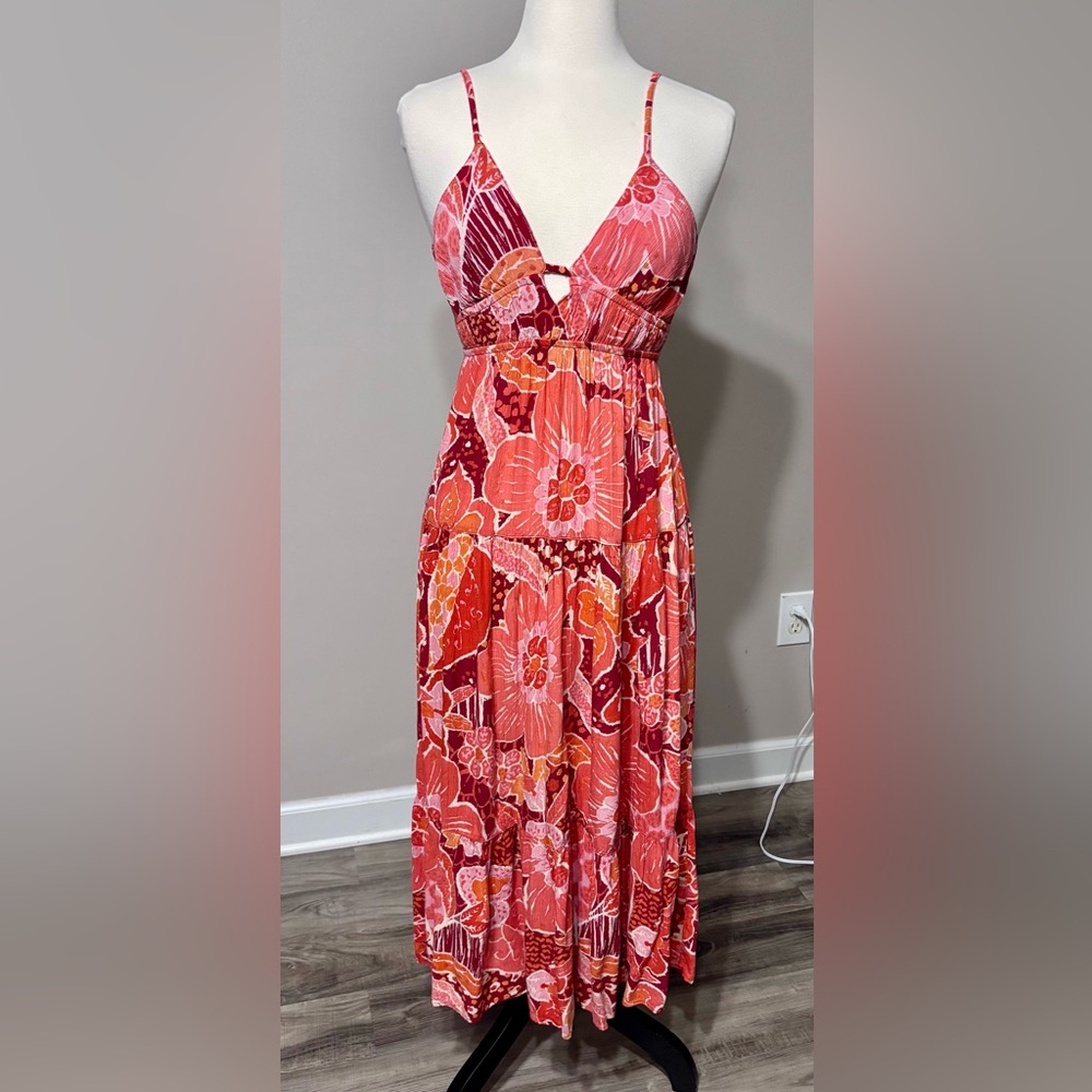 Angie Floral Maxi Dress